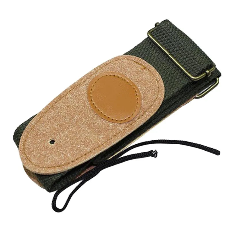 Electric Acoustic Leather Head Guitar Straps Pure Cotton Material Electric Guitar Straps Parts