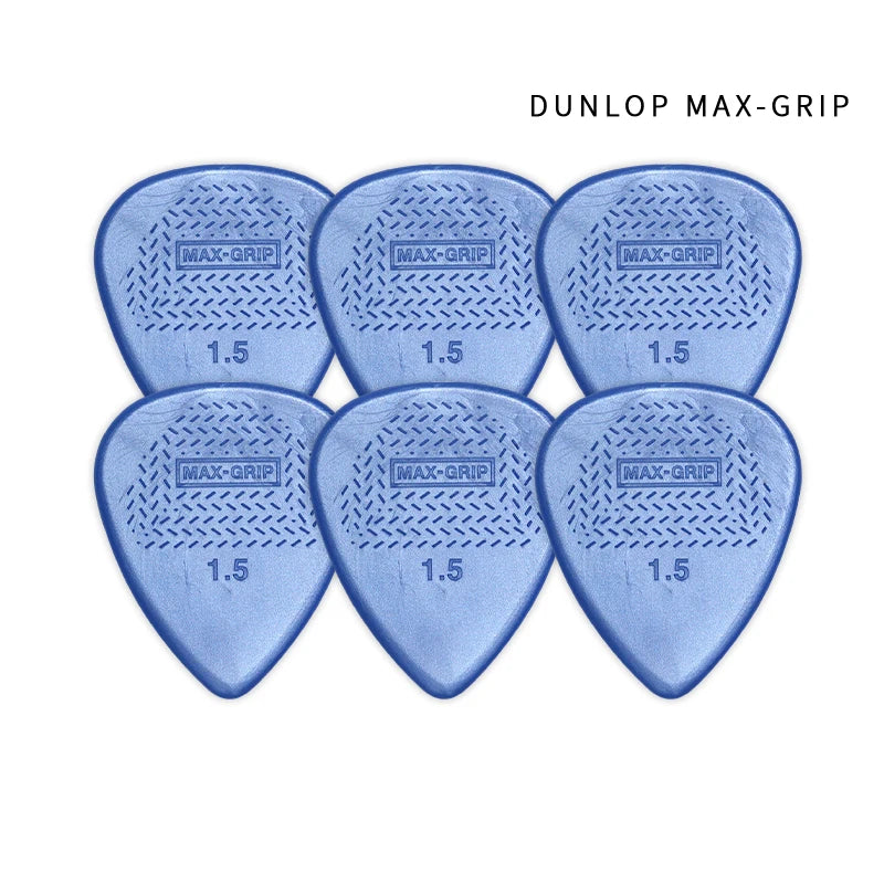 Dunlop MAX-GRIP Nylon Non-Slip Acoustic Guitar Pick Thickness 0.6-1.50mm Ideal for Music Store Sales