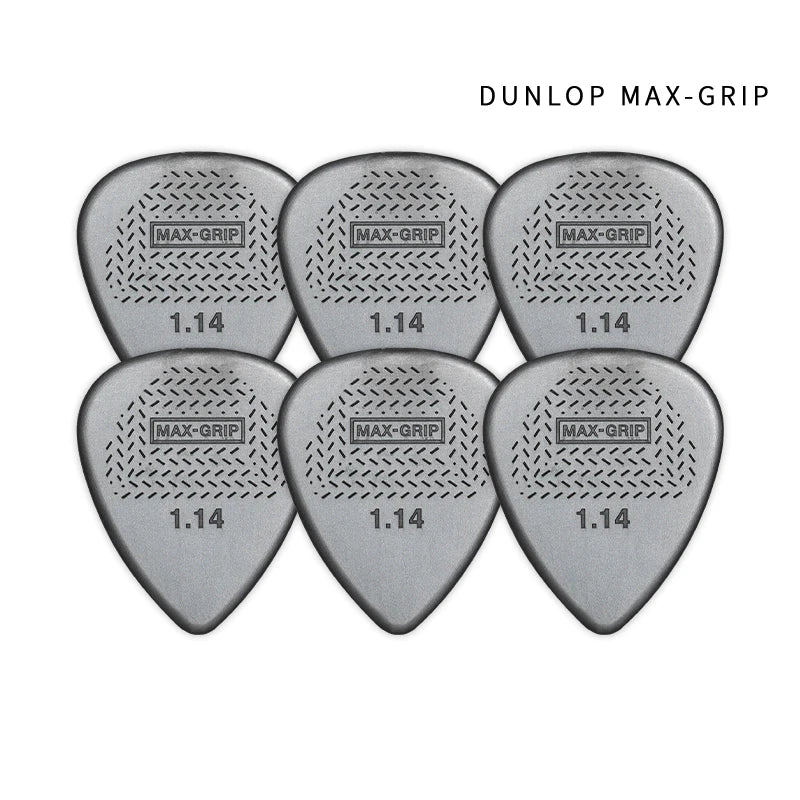 Dunlop MAX-GRIP Nylon Non-Slip Acoustic Guitar Pick Thickness 0.6-1.50mm Ideal for Music Store Sales