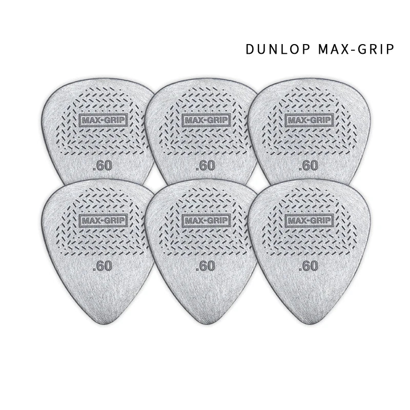 Dunlop MAX-GRIP Nylon Non-Slip Acoustic Guitar Pick Thickness 0.6-1.50mm Ideal for Music Store Sales