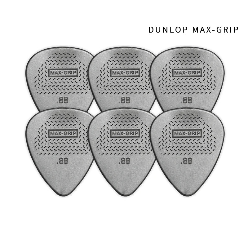 Dunlop MAX-GRIP Nylon Non-Slip Acoustic Guitar Pick Thickness 0.6-1.50mm Ideal for Music Store Sales