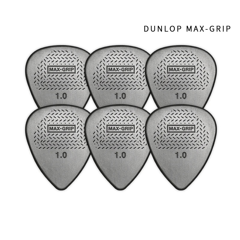 Dunlop MAX-GRIP Nylon Non-Slip Acoustic Guitar Pick Thickness 0.6-1.50mm Ideal for Music Store Sales