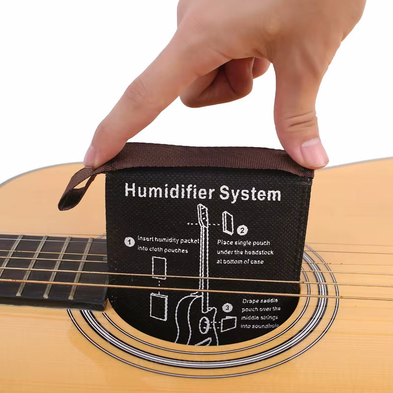 Guitar Humidifier System Acoustic/Classical Guitar Moisturize Bags Automatic Control Guitar Sound Hole Humidifier Anti-Dry